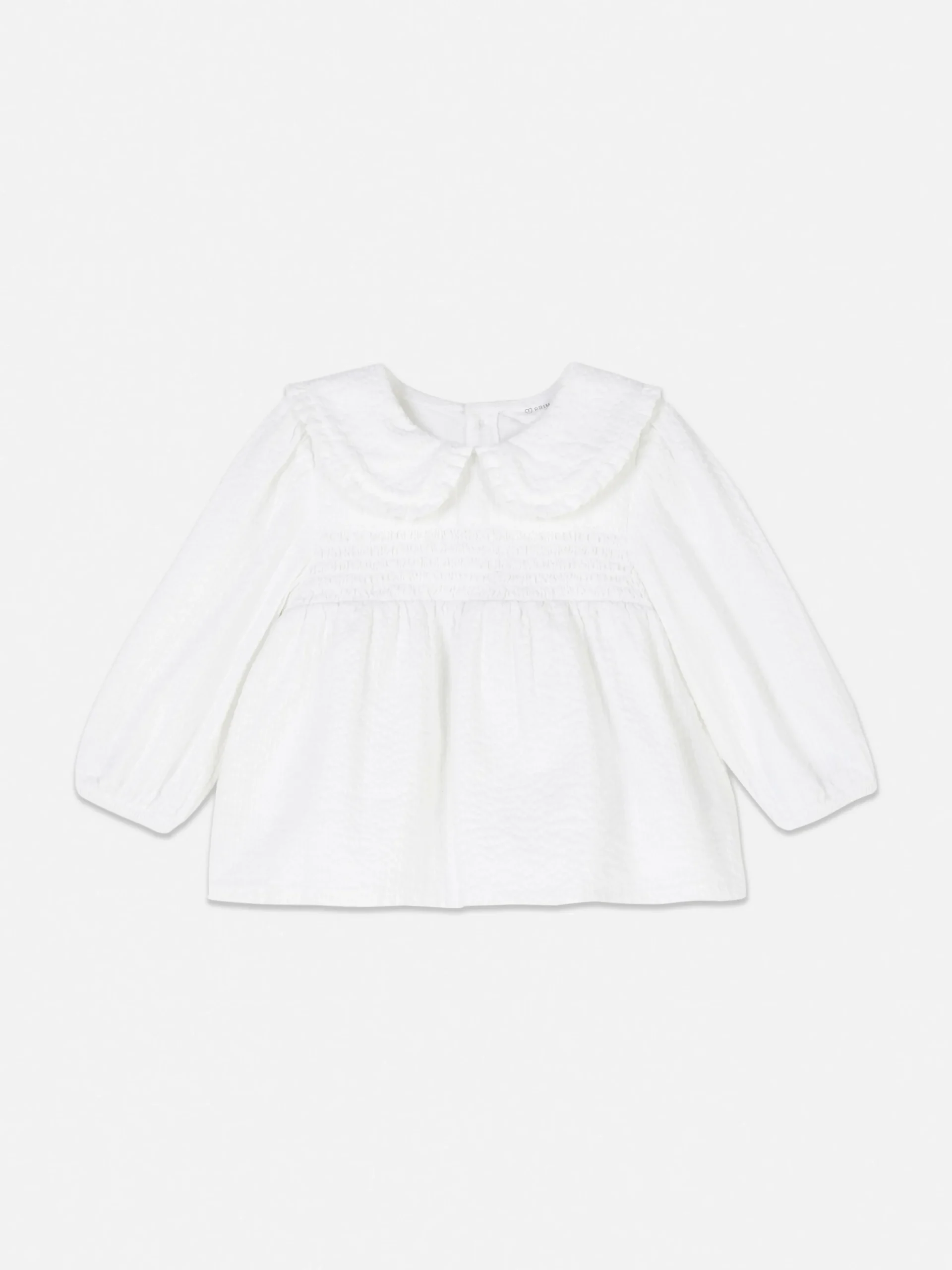 Online Gekräuselte Bluse Mit Kragen Tops Und T-Shirts