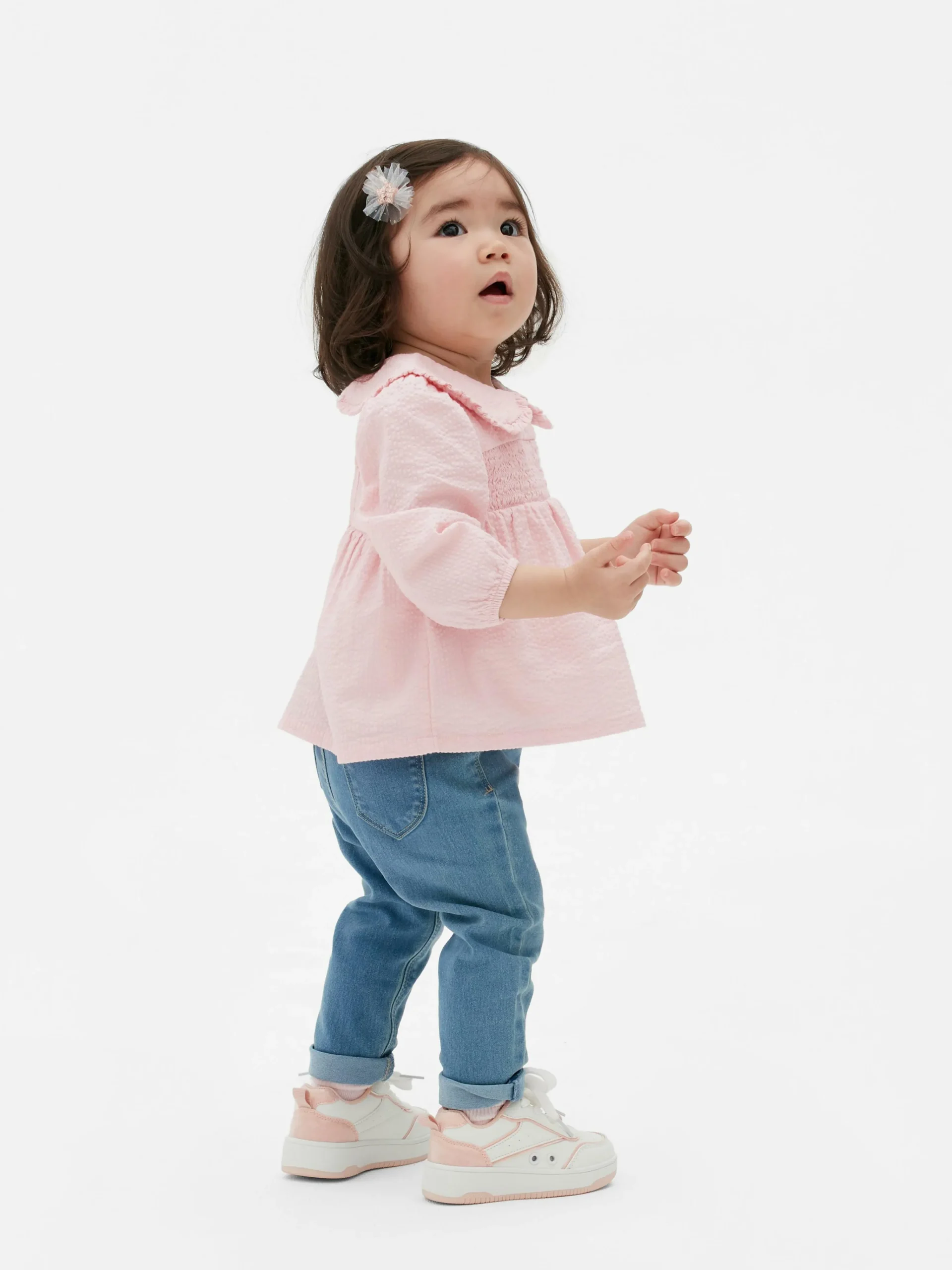 Hot Gekräuselte Bluse Mit Kragen Tops Und T-Shirts