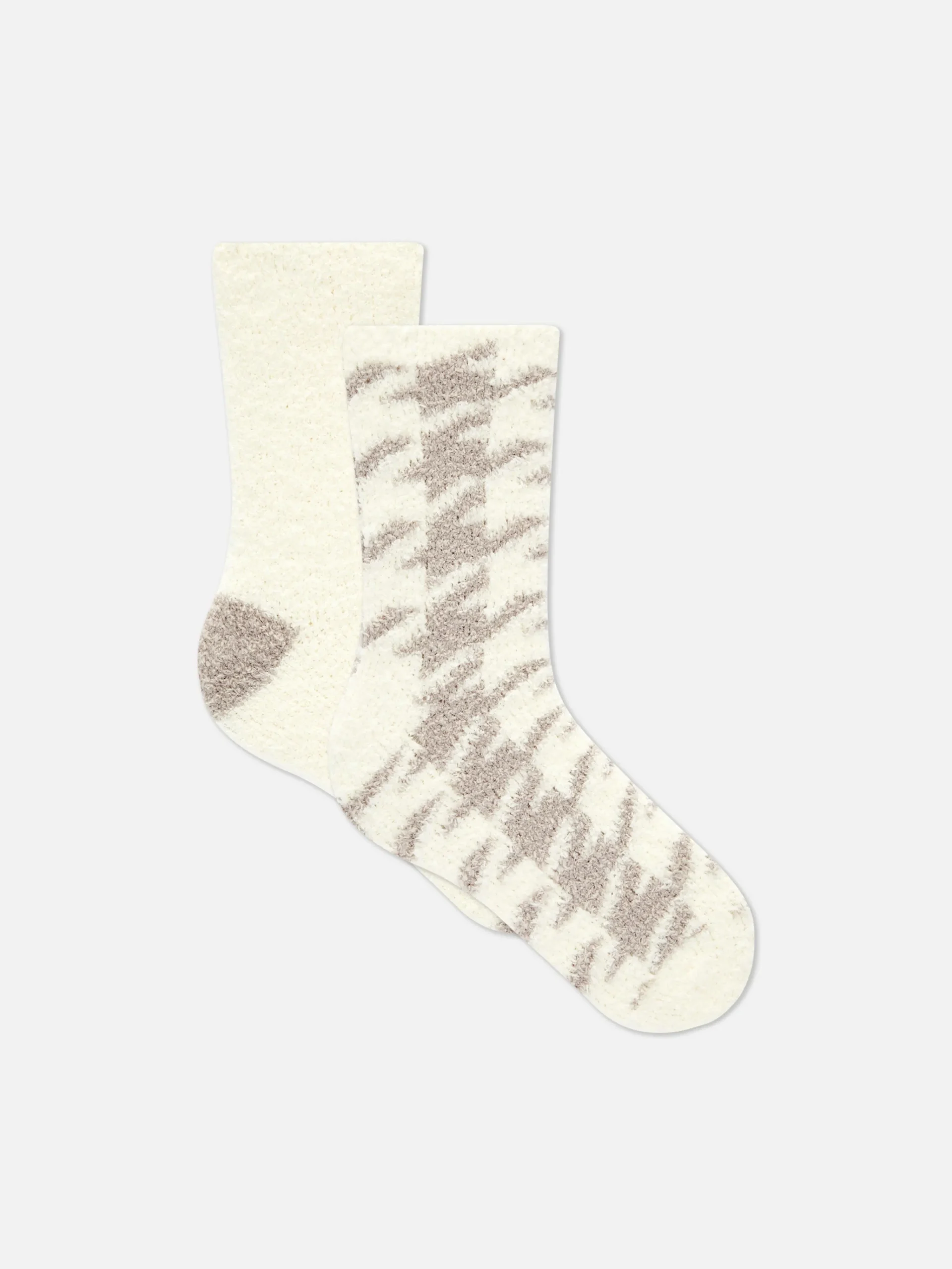 Gemusterte, Bequeme Socken, 2er-Pack Damen Socken