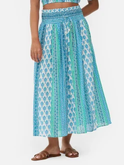 Gemusterter Maxirock Zum Kombinieren Damen Röcke