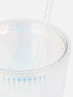 Outlet Geprägter Becher Mit Trinkhalm Tassen Und Becher