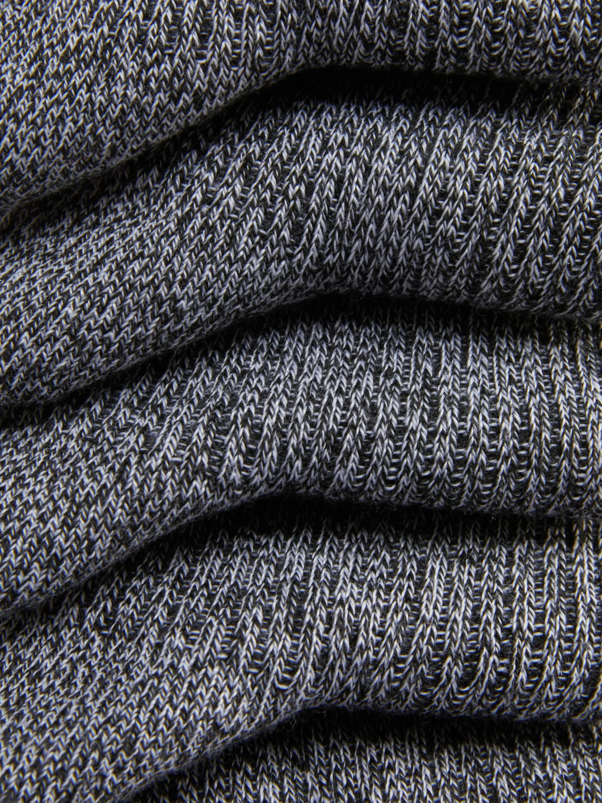 Sale Gerippte Crew-Socken, 5er-Pack Herren Socken