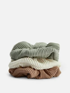 Discount Gerippte Haargummis, 3er-Pack Damen Haarschmuck