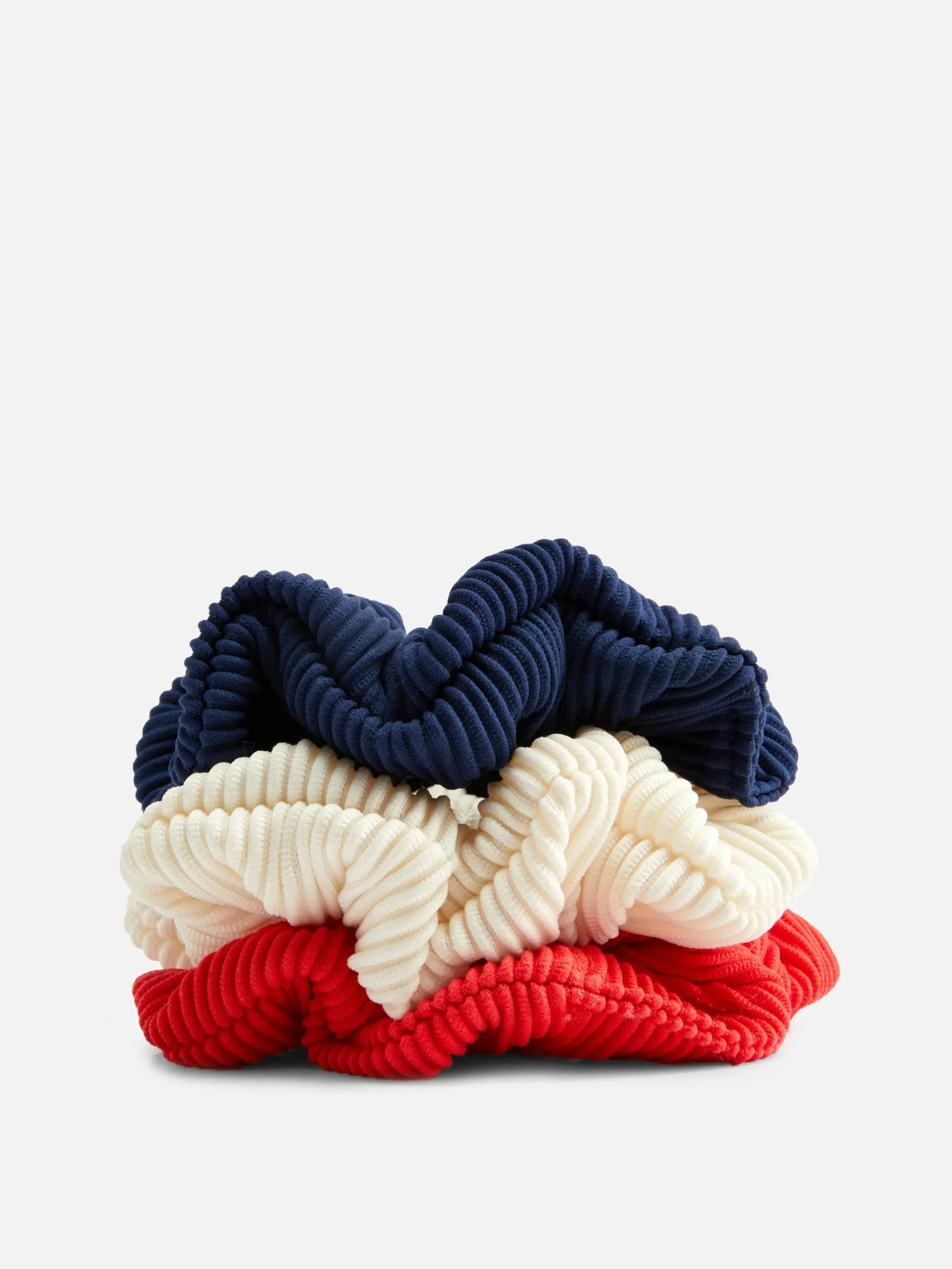 Hot Gerippte Haargummis, 3er-Pack Damen Haarschmuck