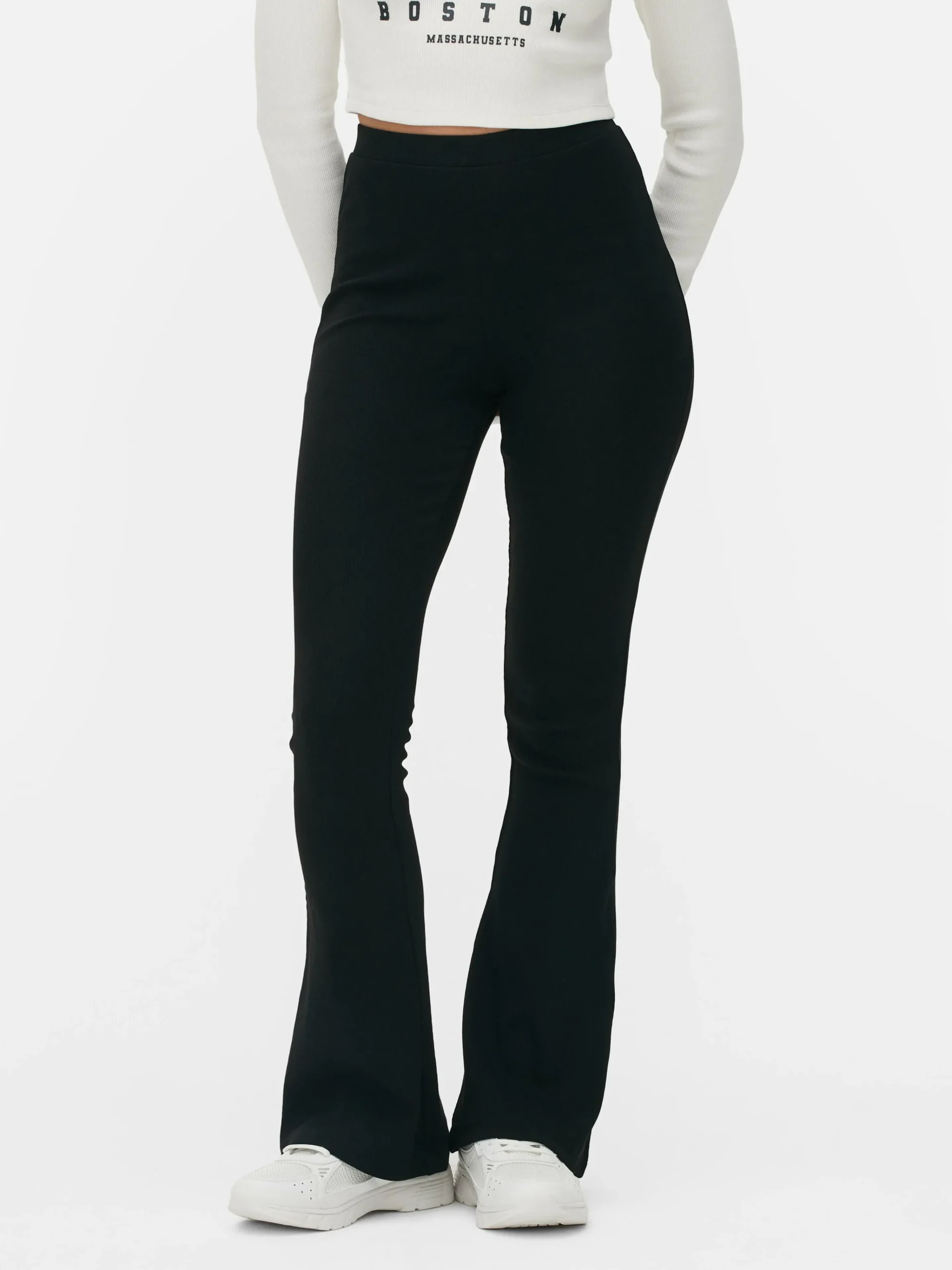 Gerippte Leggings Damen Hosen Und Leggings