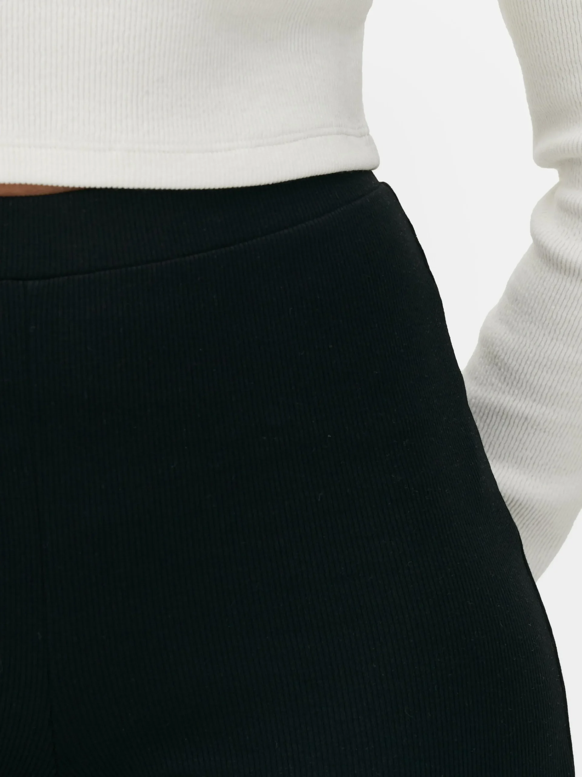 Gerippte Leggings Damen Hosen Und Leggings