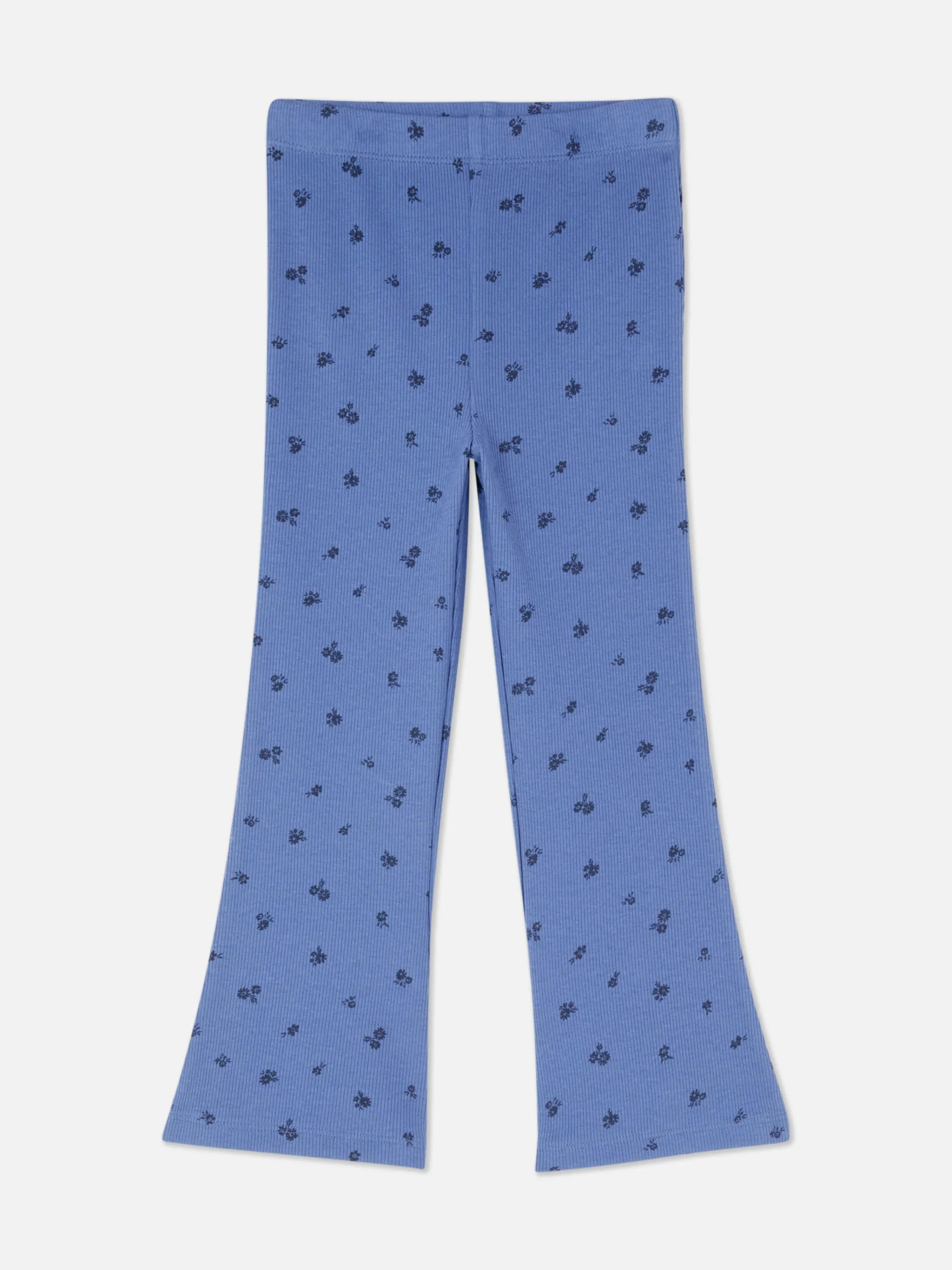 Outlet Gerippte Leggings Mit Ausgestelltem Bein Kinder Jogginghosen