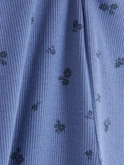 Outlet Gerippte Leggings Mit Ausgestelltem Bein Kinder Jogginghosen