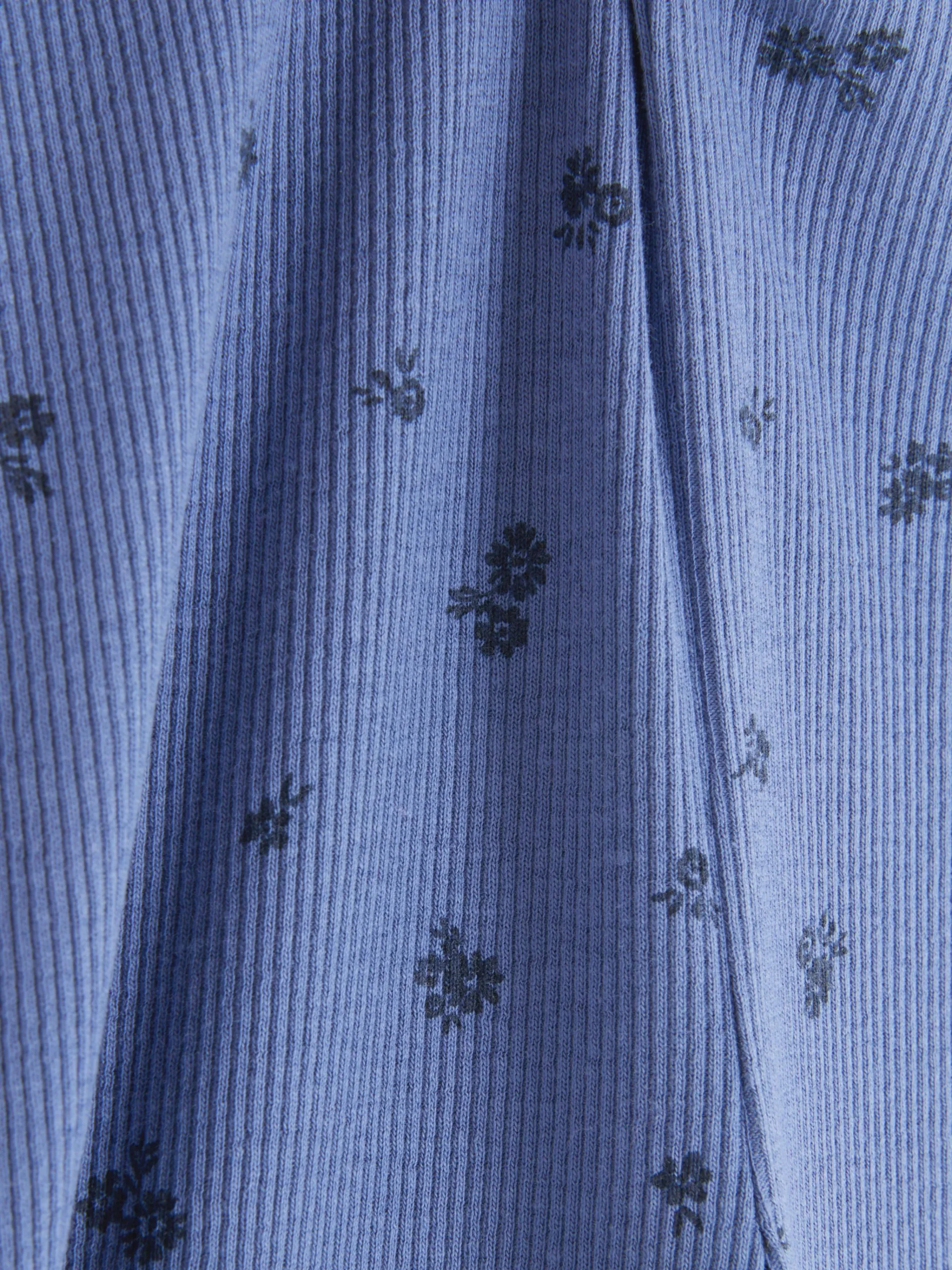 Outlet Gerippte Leggings Mit Ausgestelltem Bein Kinder Jogginghosen