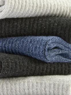 Discount Gerippte Sneakersocken, 5er-Pack Herren Socken