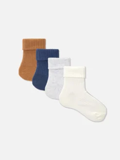 Online Gerippte Socken, 4er-Pack Socken Und Strumpfhosen