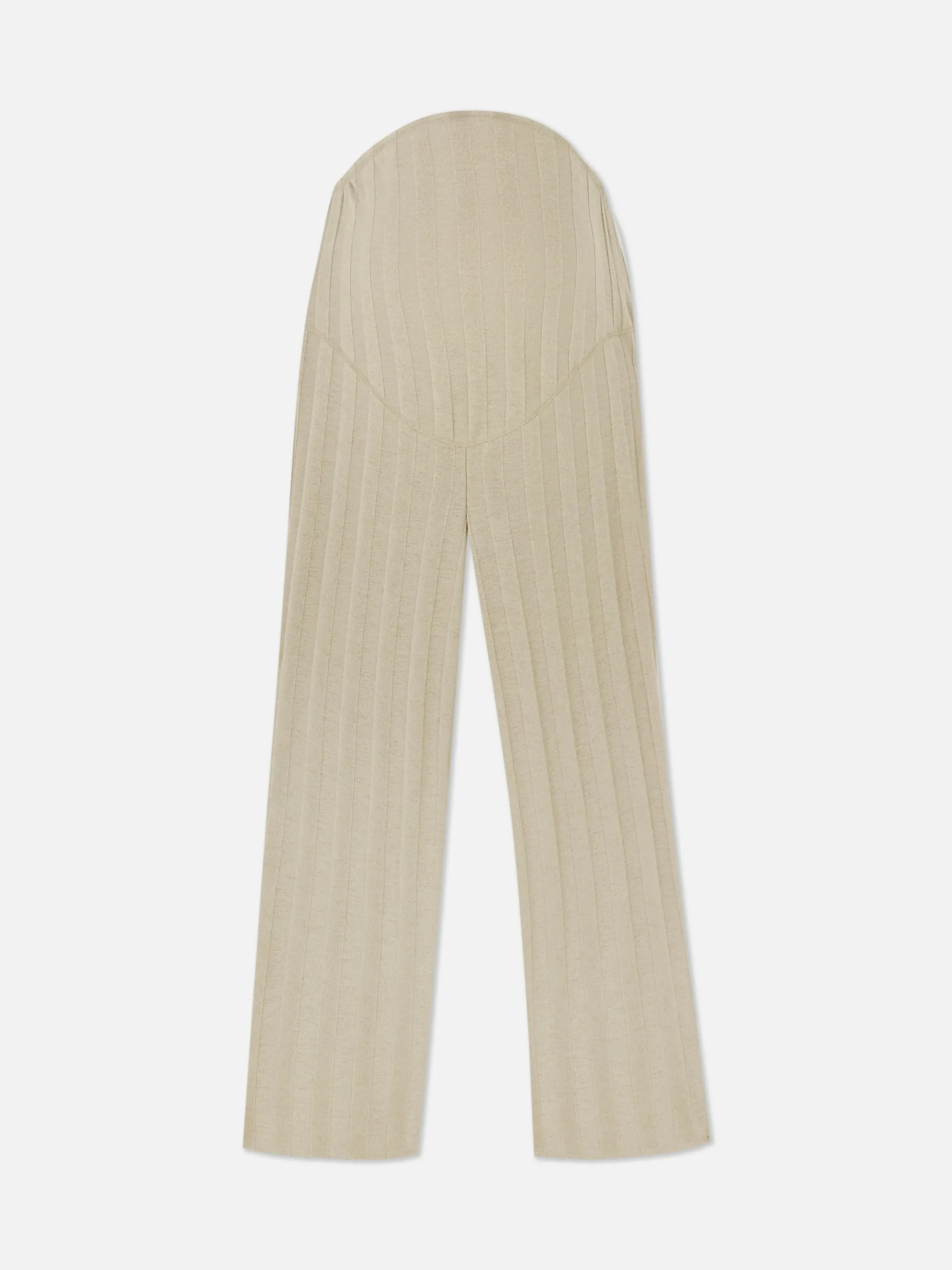 Clearance Gerippte Umstandshose Mit Weitem Bein Damen Hosen Und Leggings