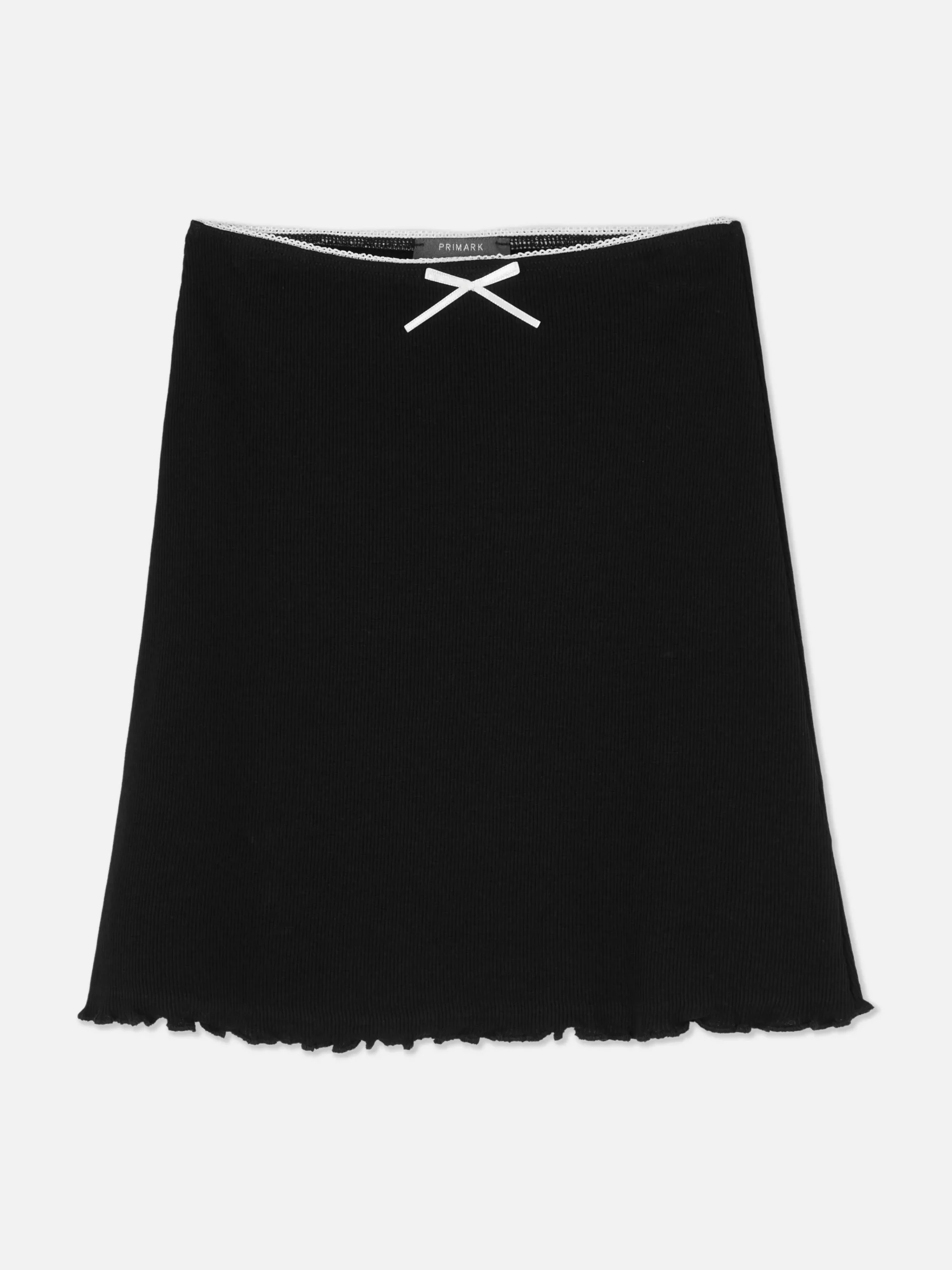 New Gerippter Rock Mit Gekräuseltem Saum Kinder Röcke