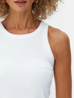 Outlet Geripptes Trägertop Mit Racerback Damen Tops Und T-Shirts