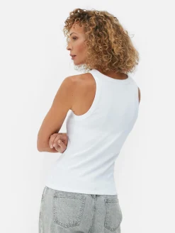 Outlet Geripptes Trägertop Mit Racerback Damen Tops Und T-Shirts