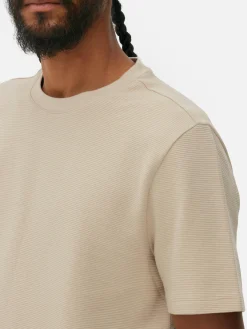 Best Geripptes T-Shirt Aus Ottoman Herren Tops Und T-Shirts