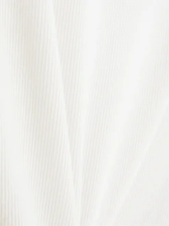 Discount Geripptes T-Shirt Mit Gekräuseltem Saum Kinder Tops Und T-Shirts