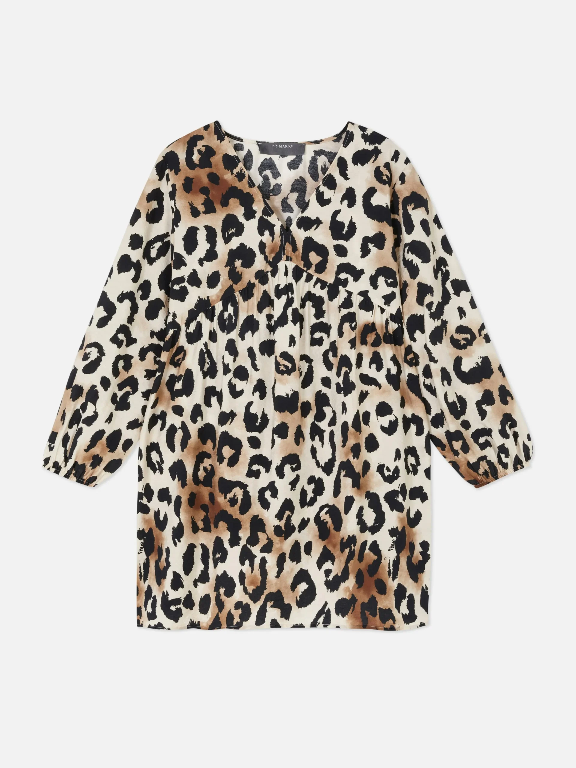 Outlet Gesmoktes Minikleid Mit V-Ausschnitt Damen Kleider