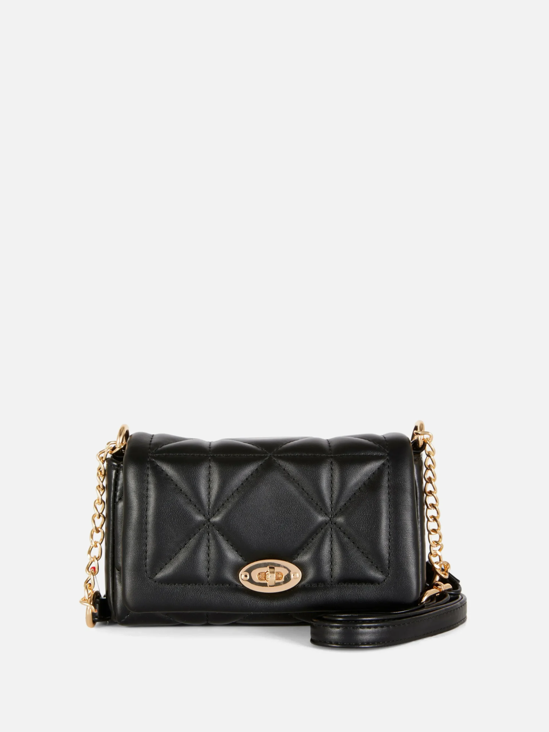 Online Gesteppte Umhängetasche Mit Drehverschluss Damen Taschen Und Portemonnaies