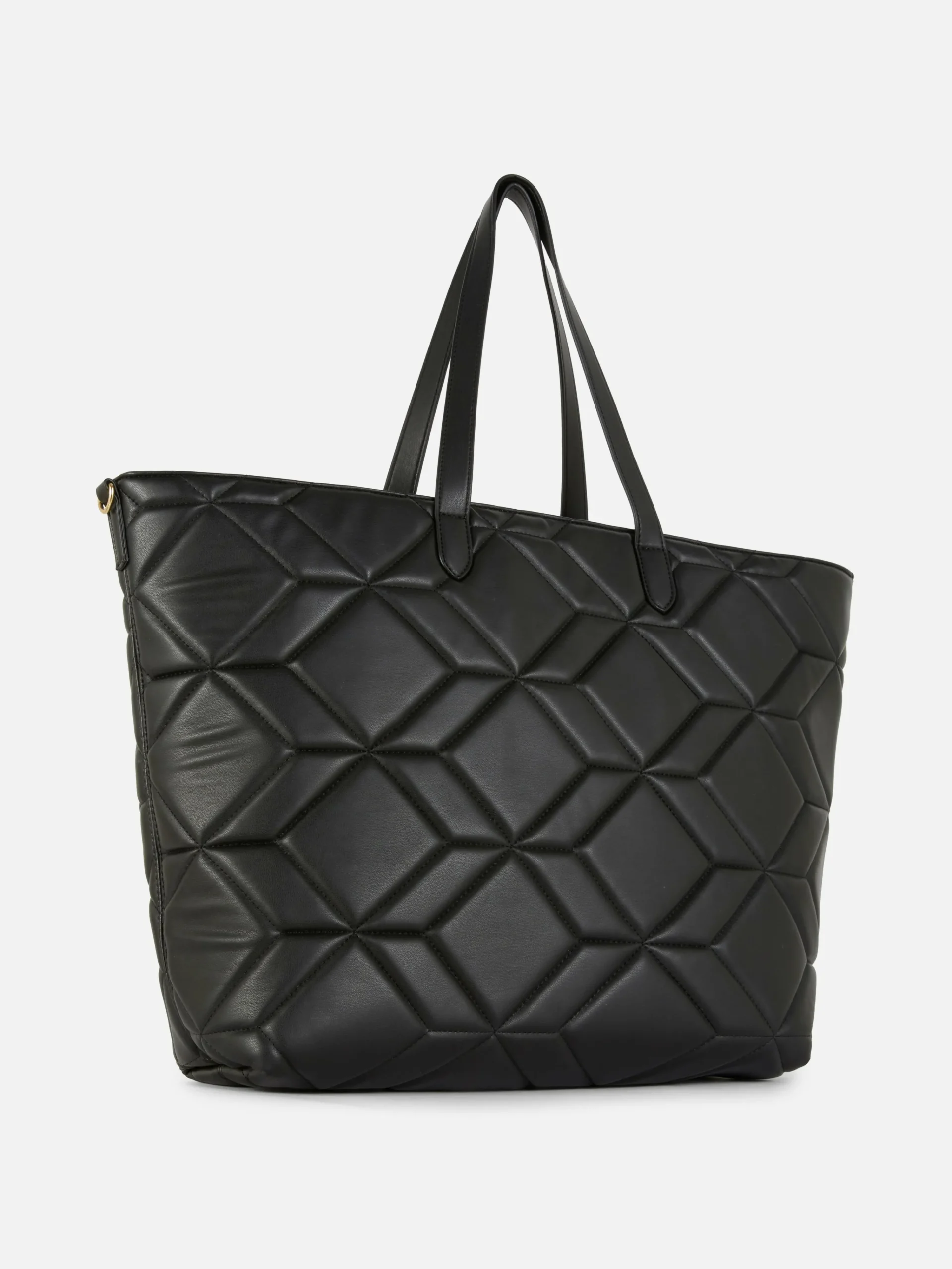 Clearance Gesteppter Kunstleder-Shopper Damen Taschen Und Portemonnaies