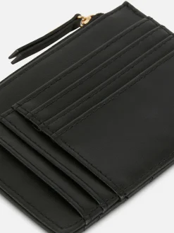 Discount Gestepptes Kartenetui Mit Initiale Damen Taschen Und Portemonnaies