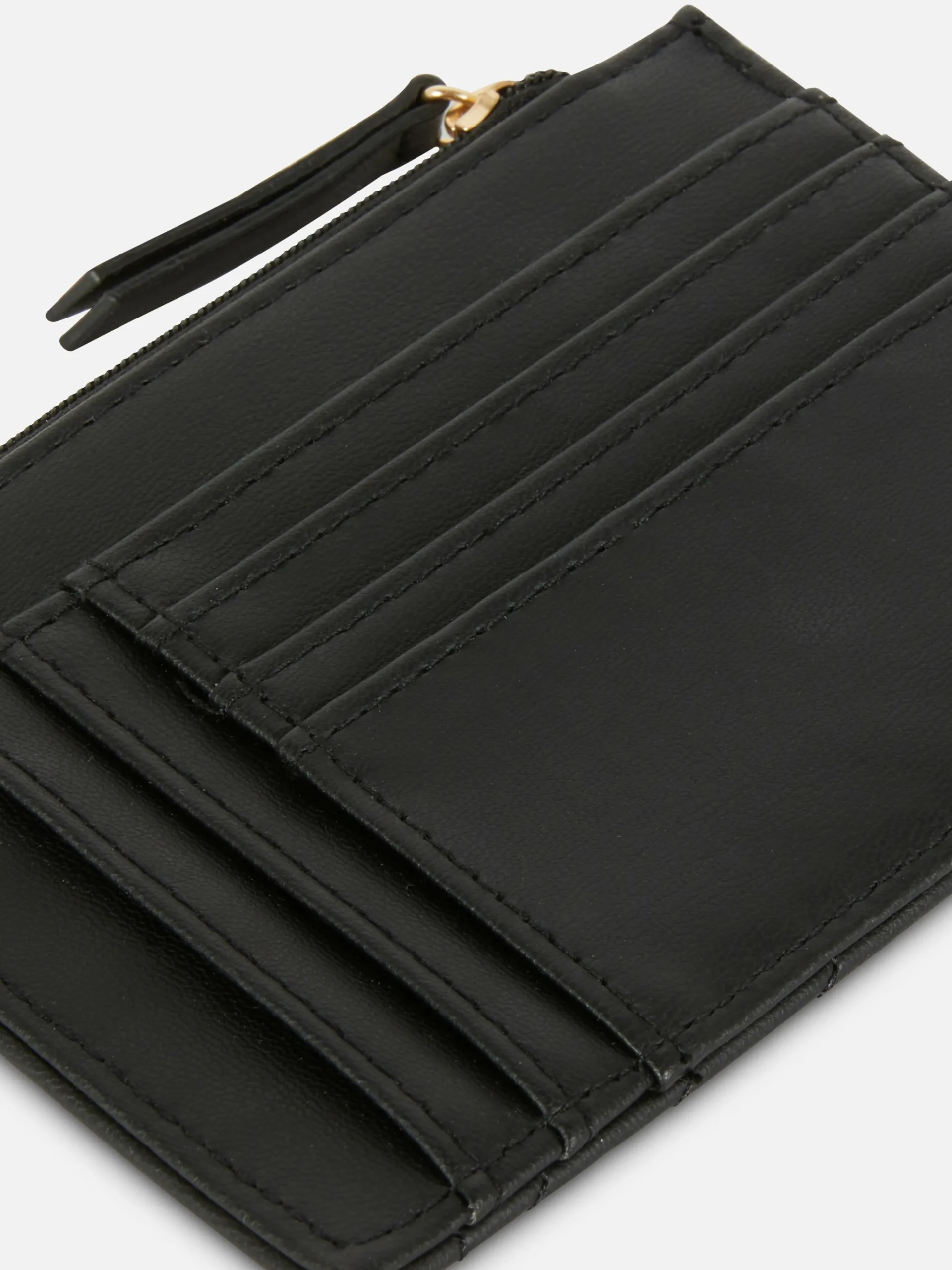 Discount Gestepptes Kartenetui Mit Initiale Damen Taschen Und Portemonnaies