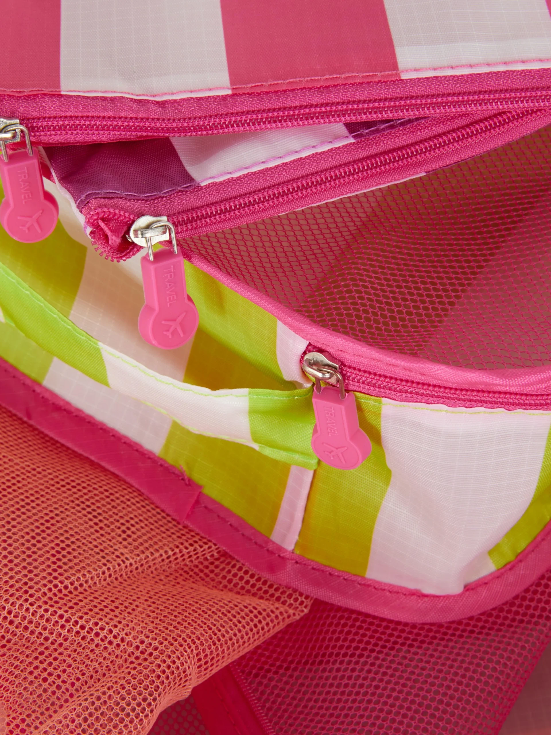 Discount Gestreifte Kofferorganizer, 5er-Pack Reiseaccessoires