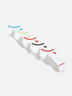 New Gestreifte Sneakersocken, 5er-Pack Kinder Socken
