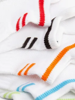 New Gestreifte Sneakersocken, 5er-Pack Kinder Socken