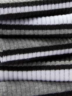 Hot Gestreifte Sportsocken, 5er-Pack Herren Socken