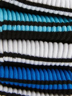 Clearance Gestreifte Sportsocken, 5er-Pack Kinder Socken