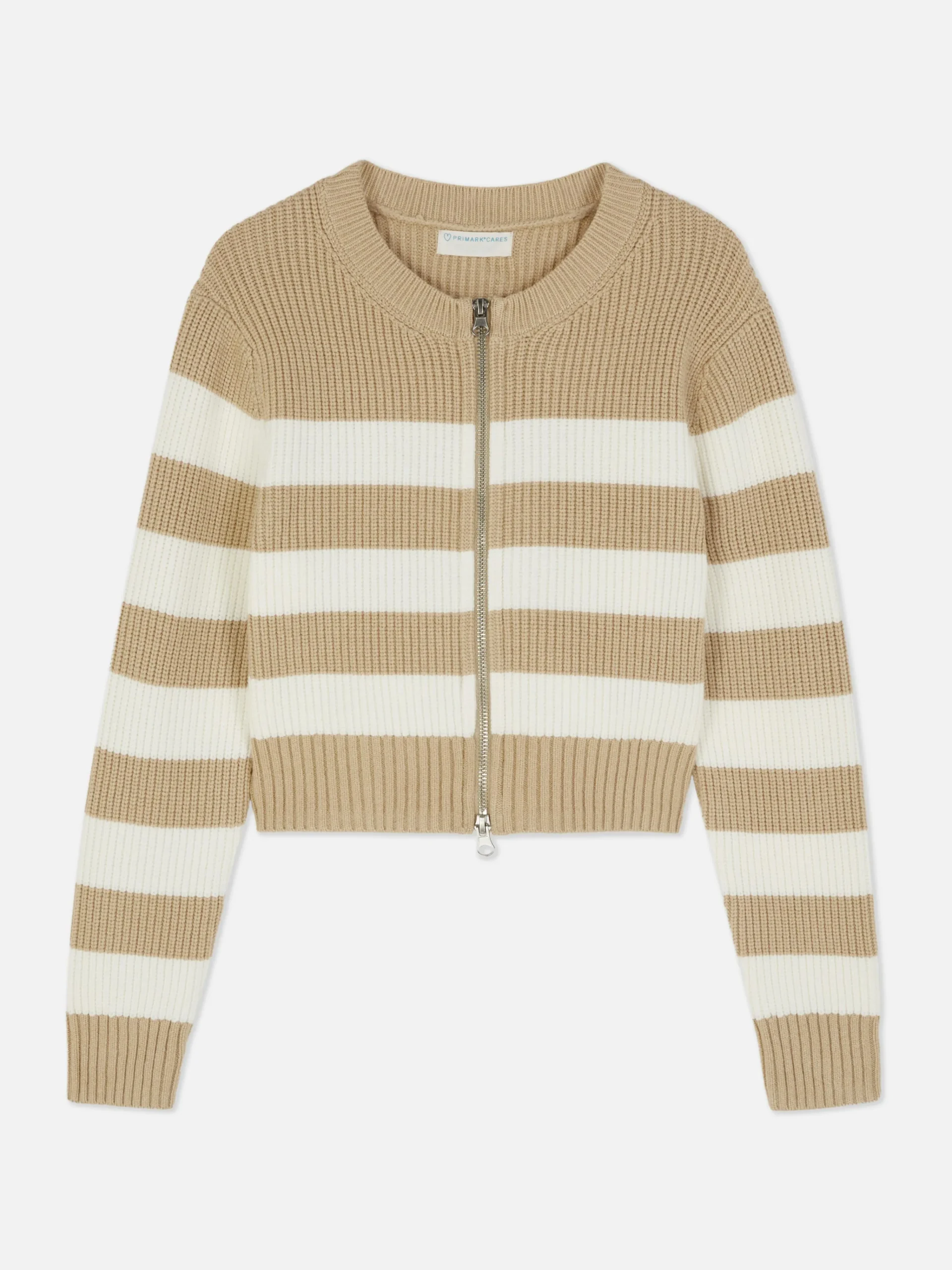 Outlet Gestreifter Cardigan Mit Reißverschluss Kinder Pullover Und Cardigans