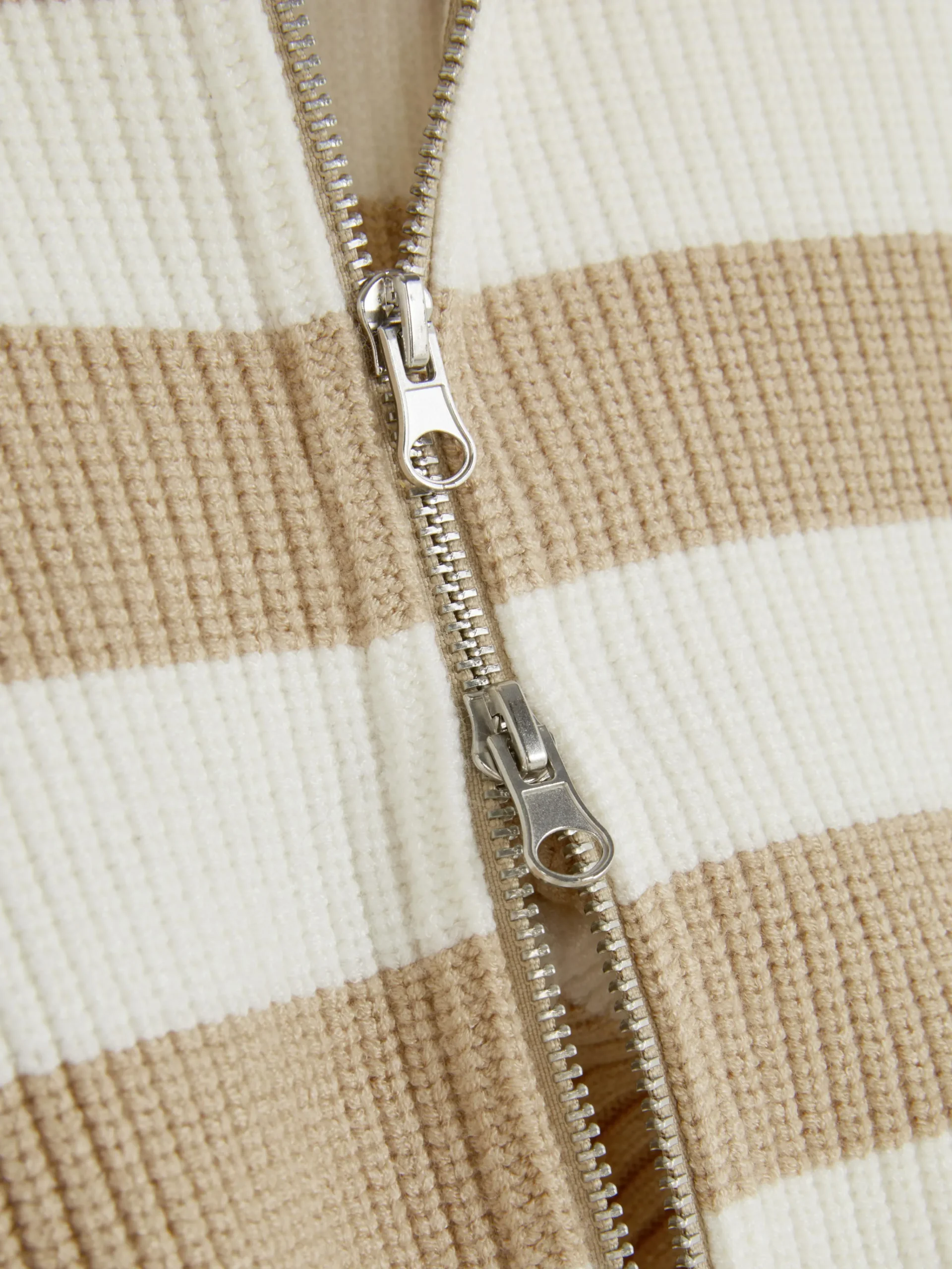 Outlet Gestreifter Cardigan Mit Reißverschluss Kinder Pullover Und Cardigans