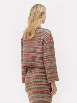 New Gestreifter „Rita Ora“ Strickpullover Zum Kombinieren Damen Pullover Und Cardigans