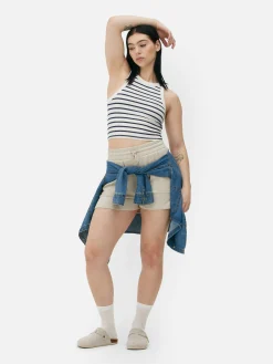 Discount Gestreiftes, Geripptes Racer-Trägertop Damen Tops Und T-Shirts