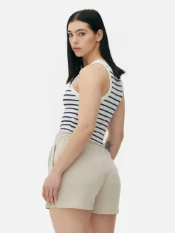 Discount Gestreiftes, Geripptes Racer-Trägertop Damen Tops Und T-Shirts