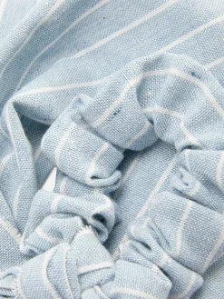 Sale Gestreiftes Haargummi Mit Schleife Damen Haarschmuck