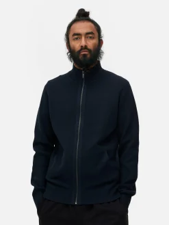 Best Gestrickter Cardigan Mit Reißverschluss Herren Pullover Und Cardigans