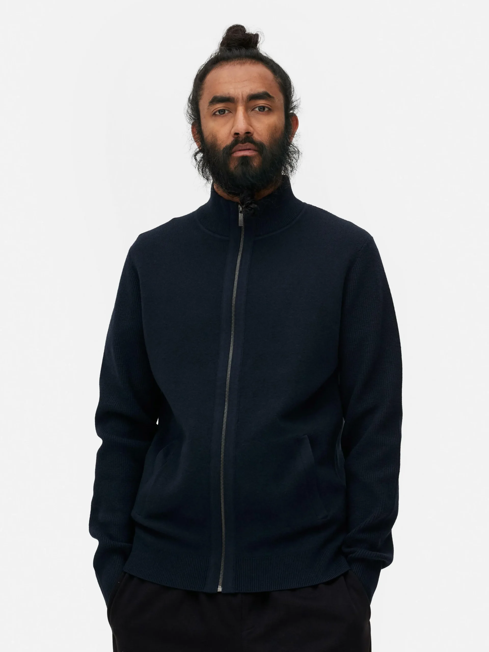 Best Gestrickter Cardigan Mit Reißverschluss Herren Pullover Und Cardigans