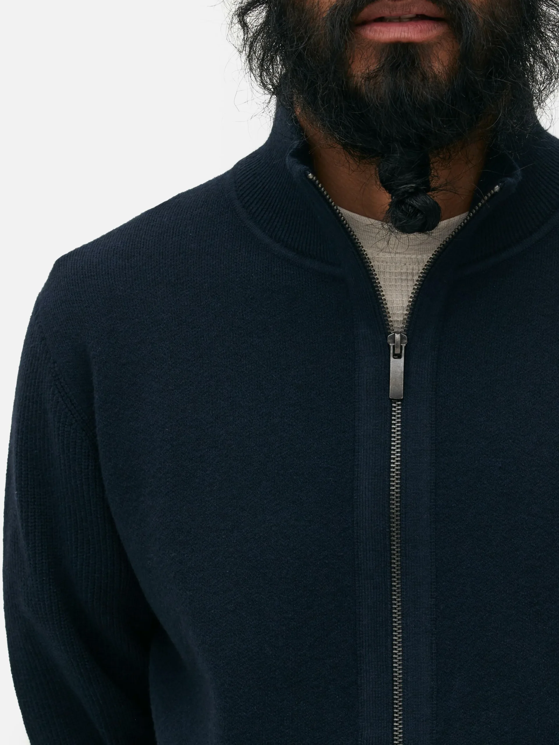 Best Gestrickter Cardigan Mit Reißverschluss Herren Pullover Und Cardigans