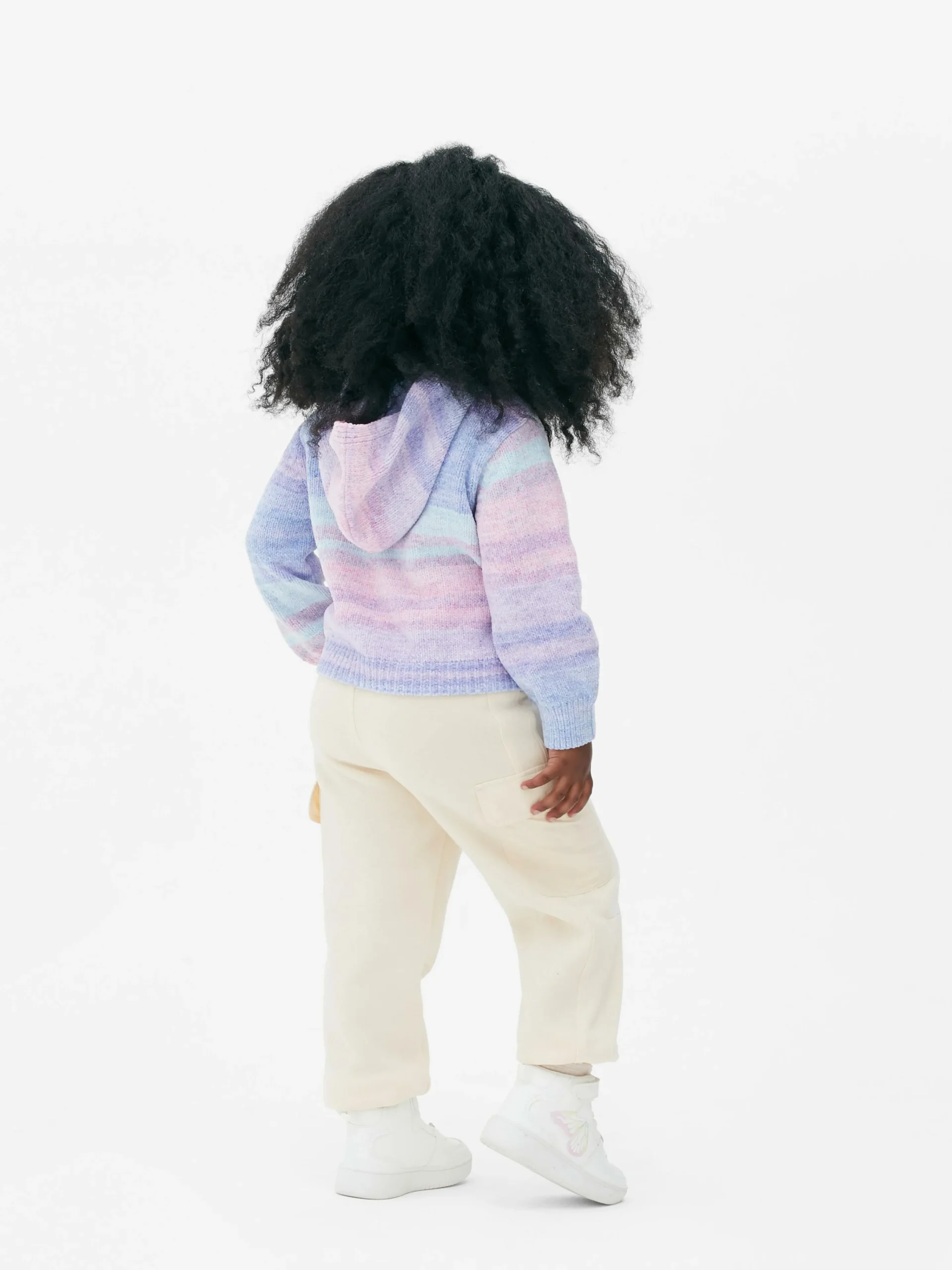 Best Gestricktes Hoodie Mit Regenbogenmotiv Kinder Pullover Und Cardigans
