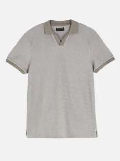 Clearance Gestricktes T-Shirt Mit Reverskragen Herren Tops Und T-Shirts