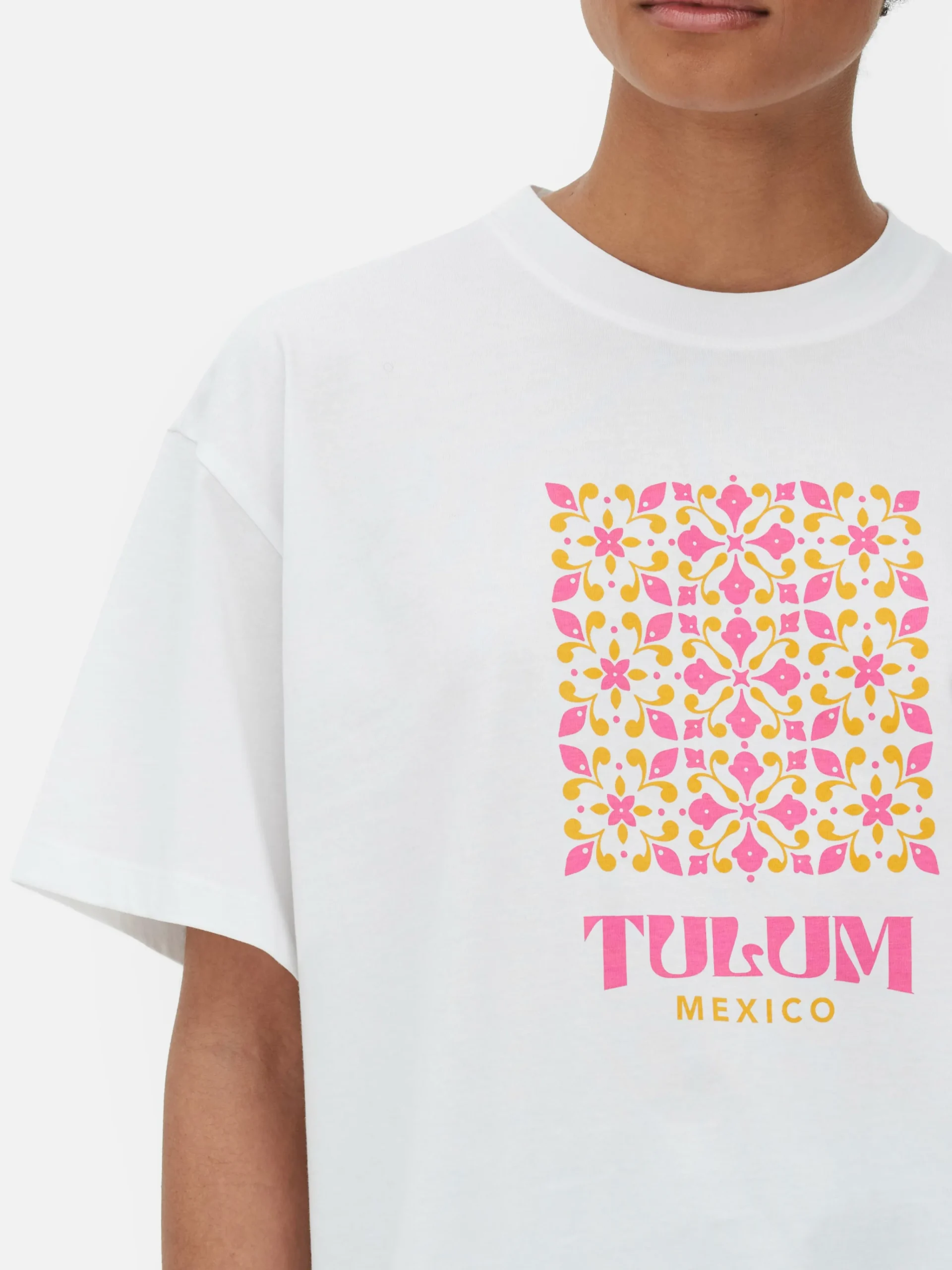 Clearance Grafik-T-Shirt Mit Geradem Schnitt Damen Tops Und T-Shirts