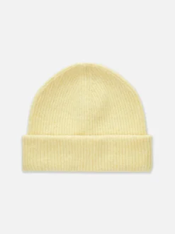 Online Grobstrick-Beanie Mit Umschlag Damen Mützen, Handschuhe Und Schals