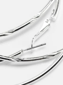 Clearance Große Creolen, 2er-Pack Damen Schmuck