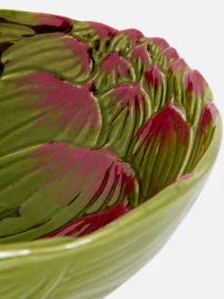 Best Große Strukturierte Schale Mit Artischocken-Design Teller, Schüsseln Und Platten|Geschirr