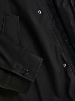 Best Gummierter Parka Mit Kapuze Herren Jacken Und Mäntel