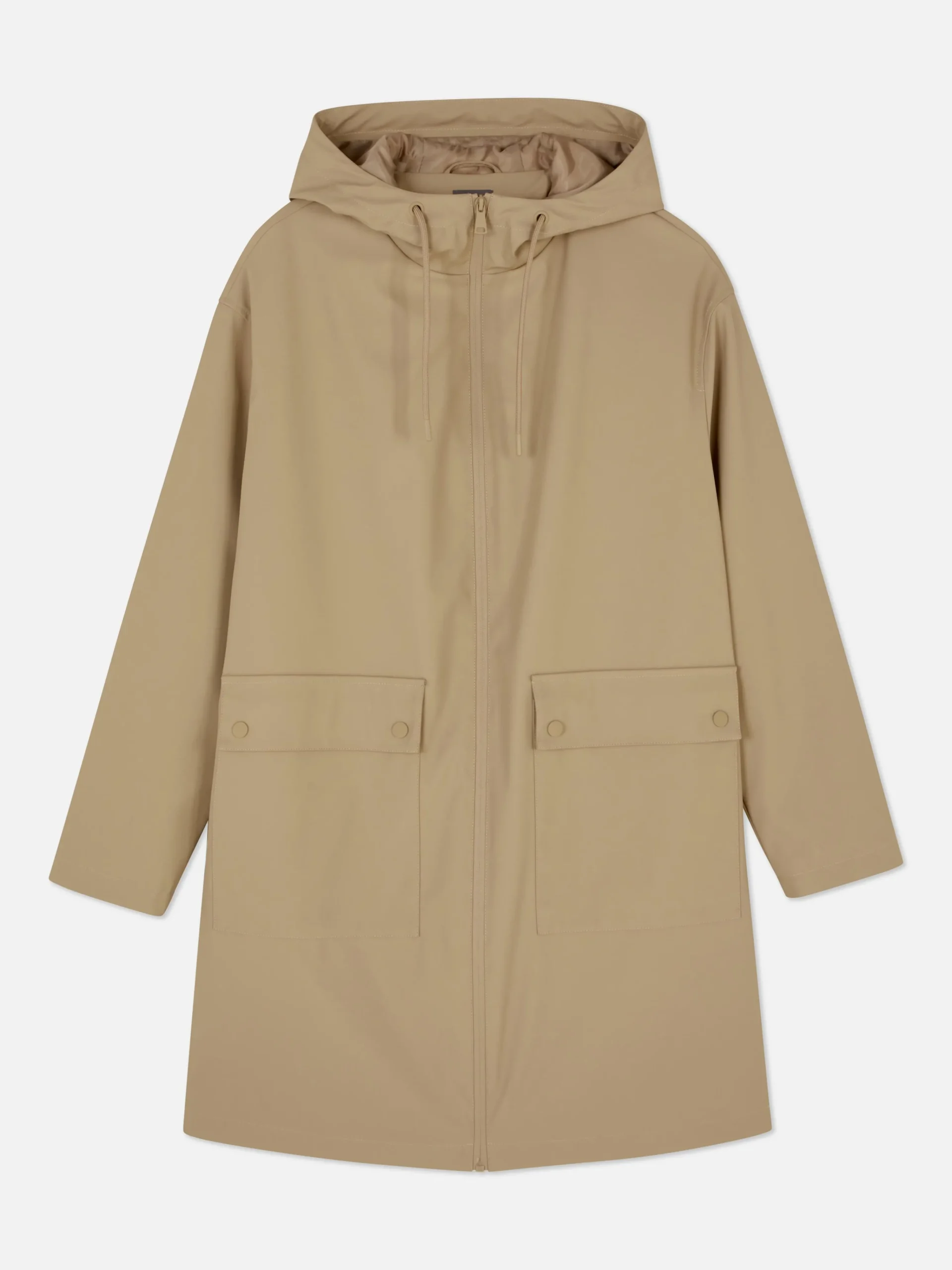 New Gummierter Regenmantel Mit Kapuze Damen Jacken Und Mäntel