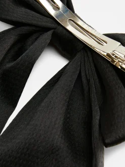 Haarklammer Mit Strukturierter Schleife Damen Haarschmuck