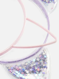 Discount Haarreifen Mit Katzenohren, 2er-Pack Kinder Haarschmuck